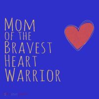 Proud Mom Of Bravest Heart Warrior Chd Awareness Congenital Gift Sweatshirt thumb 3