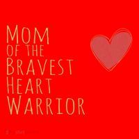 Proud Mom Of Bravest Heart Warrior Chd Awareness Congenital Gift Santa Hat thumb 1