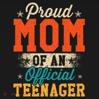 Proud Mom Of Teenager 13th Birthday Gift Women's Hoodie thumb 2