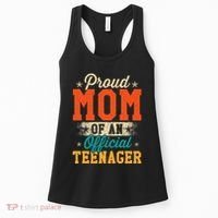Proud Mom Of Teenager 13th Birthday Gift Women's Tank Top thumb 0