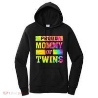 Proud Mommy Of Twins Gift Mother Twin Mom Cute Gift Women's Hoodie thumb 0