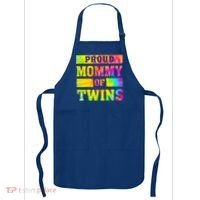 Proud Mommy Of Twins Gift Mother Twin Mom Cute Gift Apron thumb 0
