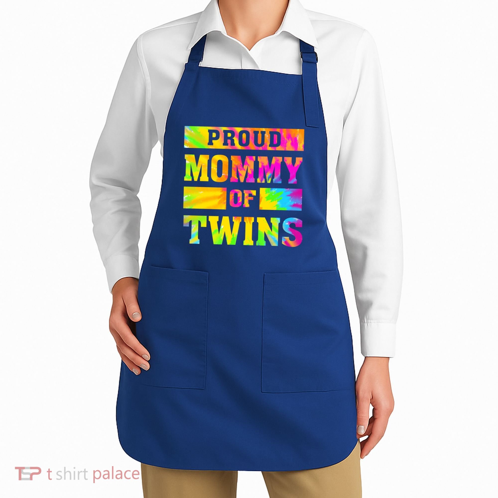 Proud Mommy Of Twins Gift Mother Twin Mom Cute Gift Apron