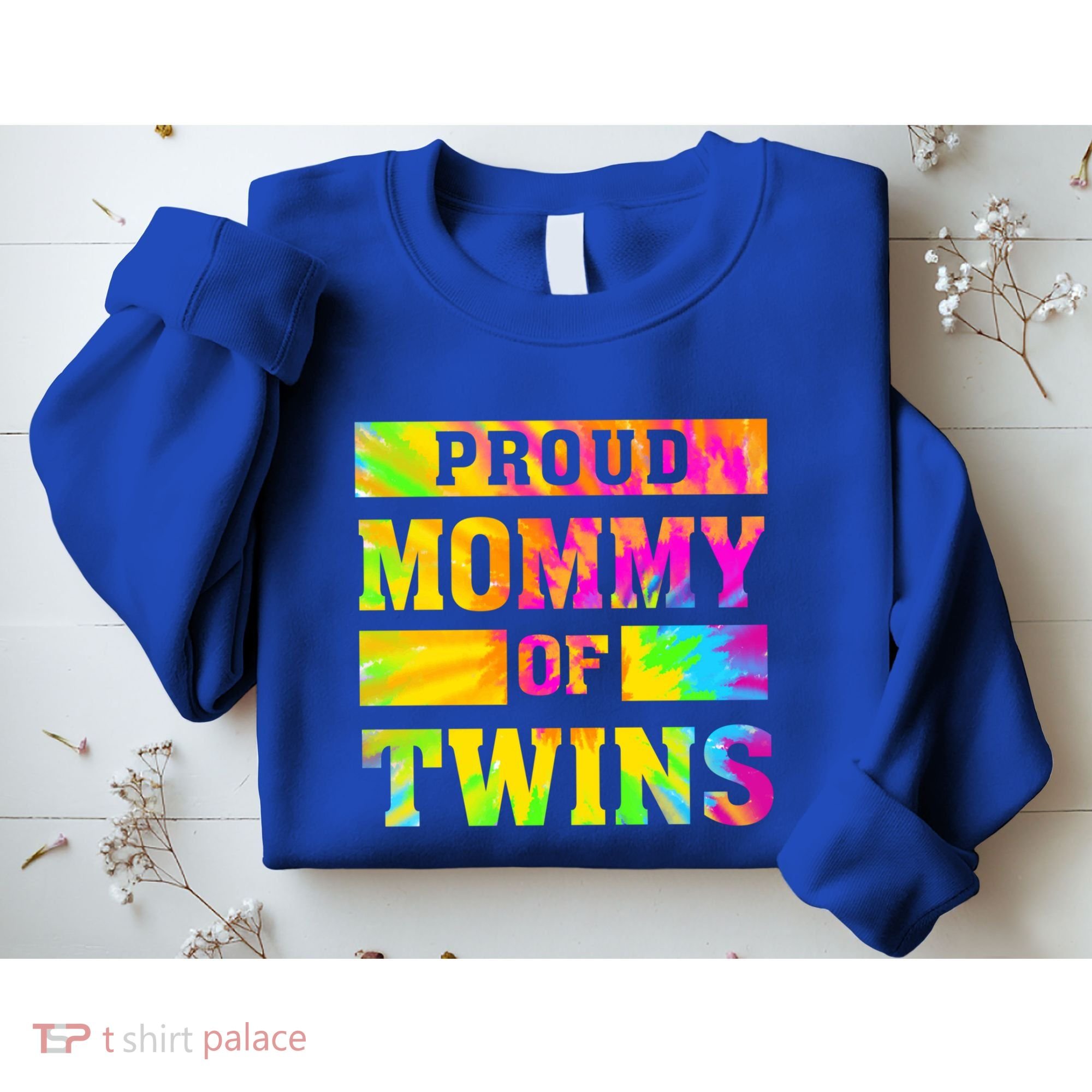 Proud Mommy Of Twins Gift Mother Twin Mom Cute Gift Sweatshirt
