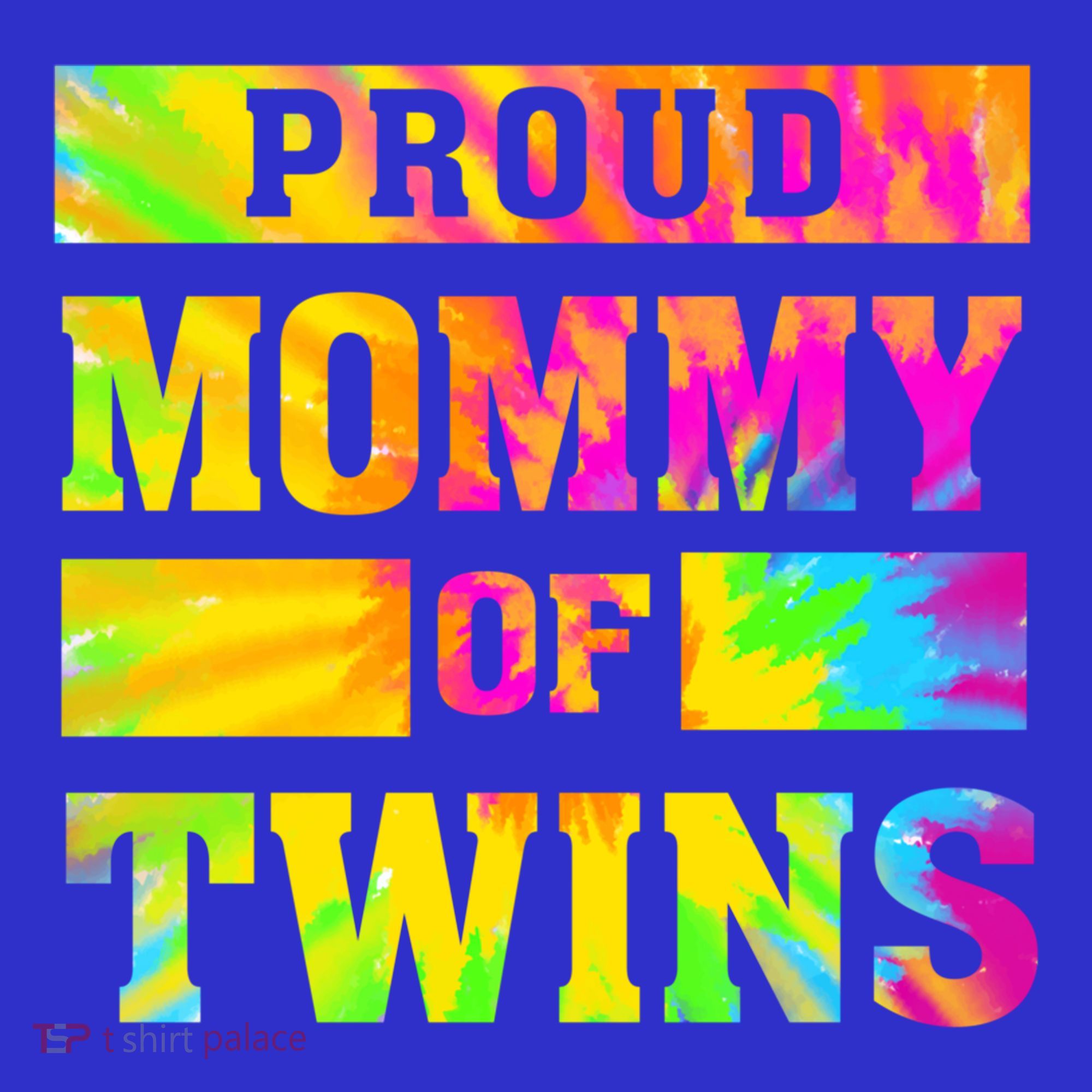 Proud Mommy Of Twins Gift Mother Twin Mom Cute Gift Coaster