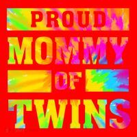 Proud Mommy Of Twins Gift Mother Twin Mom Cute Gift Santa Hat thumb 1