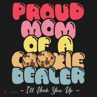 Proud Mom of a Cookie Dealer Funny Scout Troop Leader Women's Hoodie thumb 2