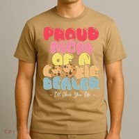 Proud Mom of a Cookie Dealer Funny Scout Troop Leader T-Shirt thumb 3