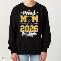 Proud Mom Of A 2026 Graduate Senior Grad Women's Sweatshirt thumb 0