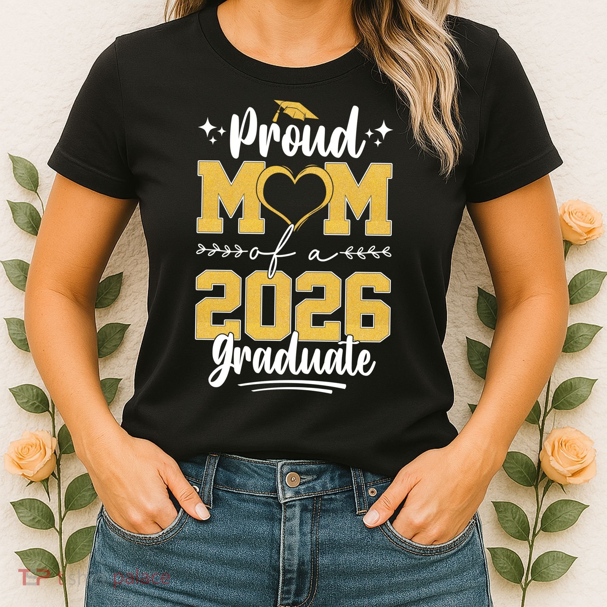 Proud Mom Of A 2026 Graduate Senior Grad Women's T-Shirt