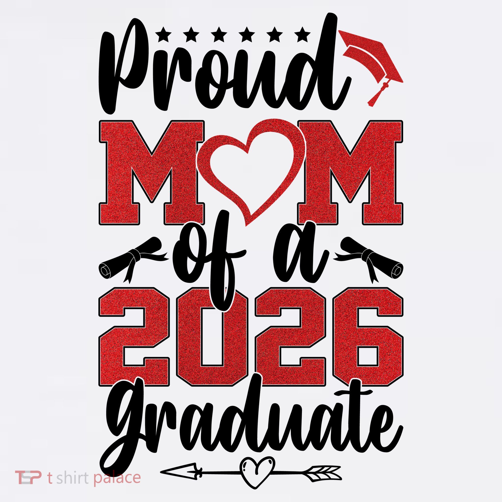 Proud Mom Of A 2026 Graduate Senior Class Graduation Coffee Mug