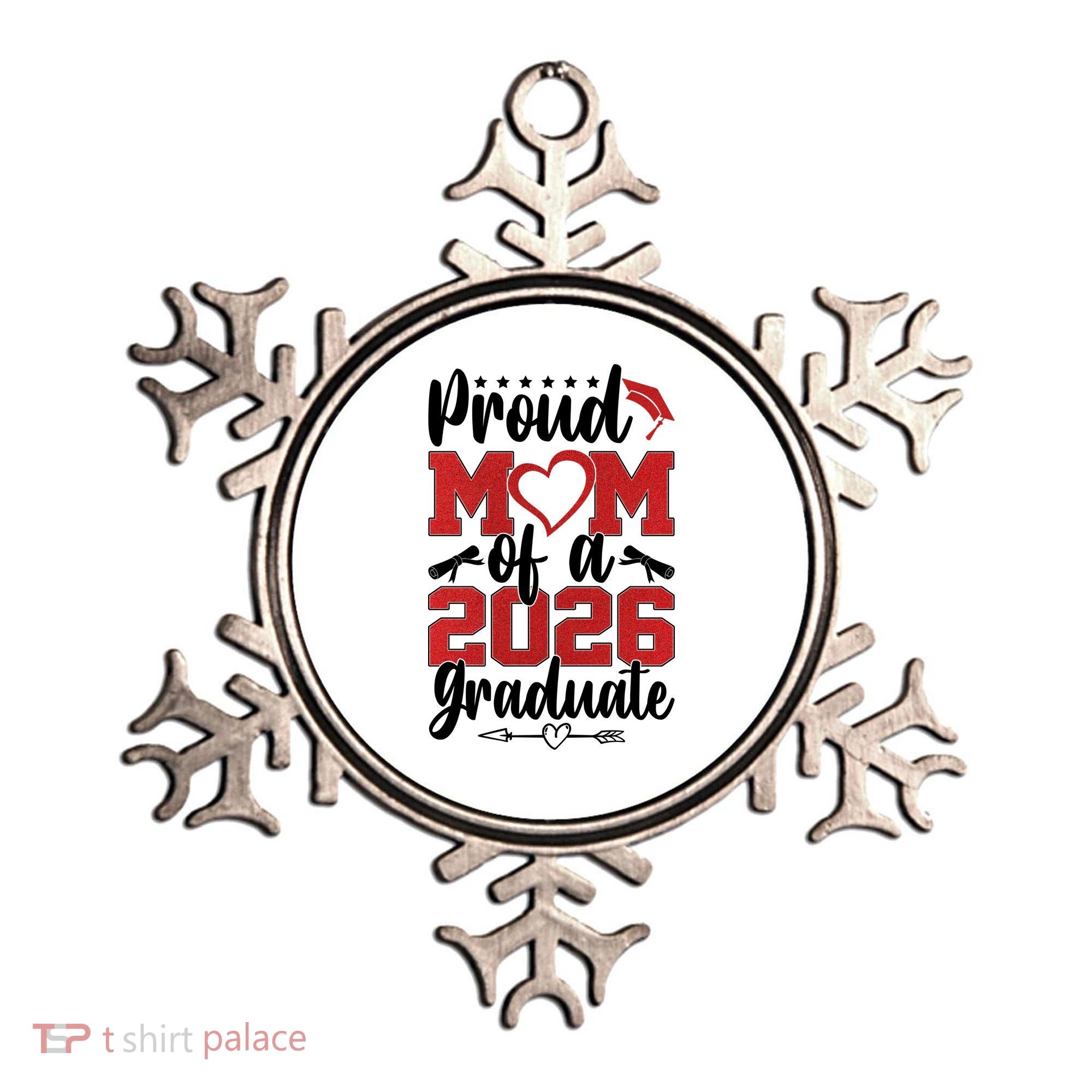Proud Mom Of A 2026 Graduate Senior Class Graduation Ornament