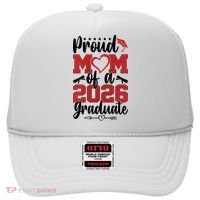 Proud Mom Of A 2026 Graduate Senior Class Graduation Hat thumb 0