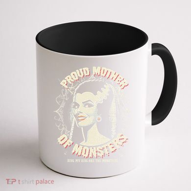Proud Mother Of Monsters Coffee Mug back