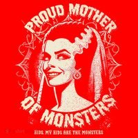 Proud Mother Of Monsters Santa Hat thumb 1