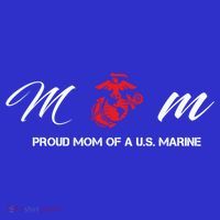 Proud Mom Of A U S Marine Gift Sweatshirt thumb 3