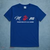 Proud Mom Of A U S Marine Gift T-Shirt thumb 5
