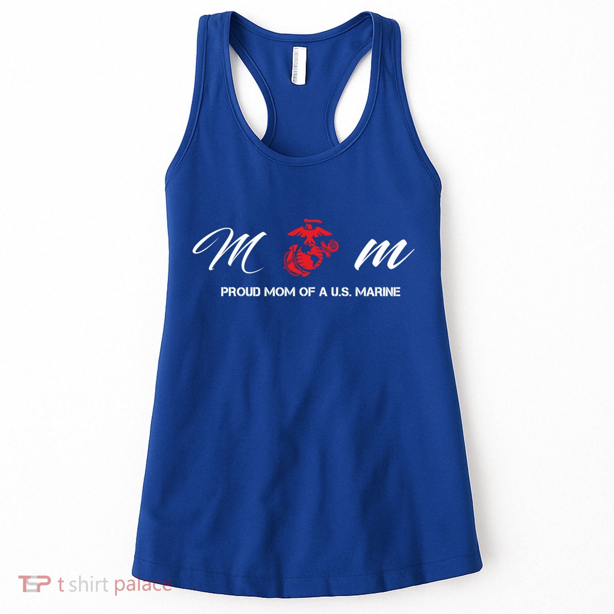 Proud Mom Of A U S Marine Gift Women's Tank Top