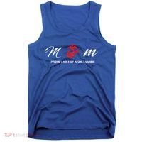 Proud Mom Of A U S Marine Gift Tank Top thumb 0