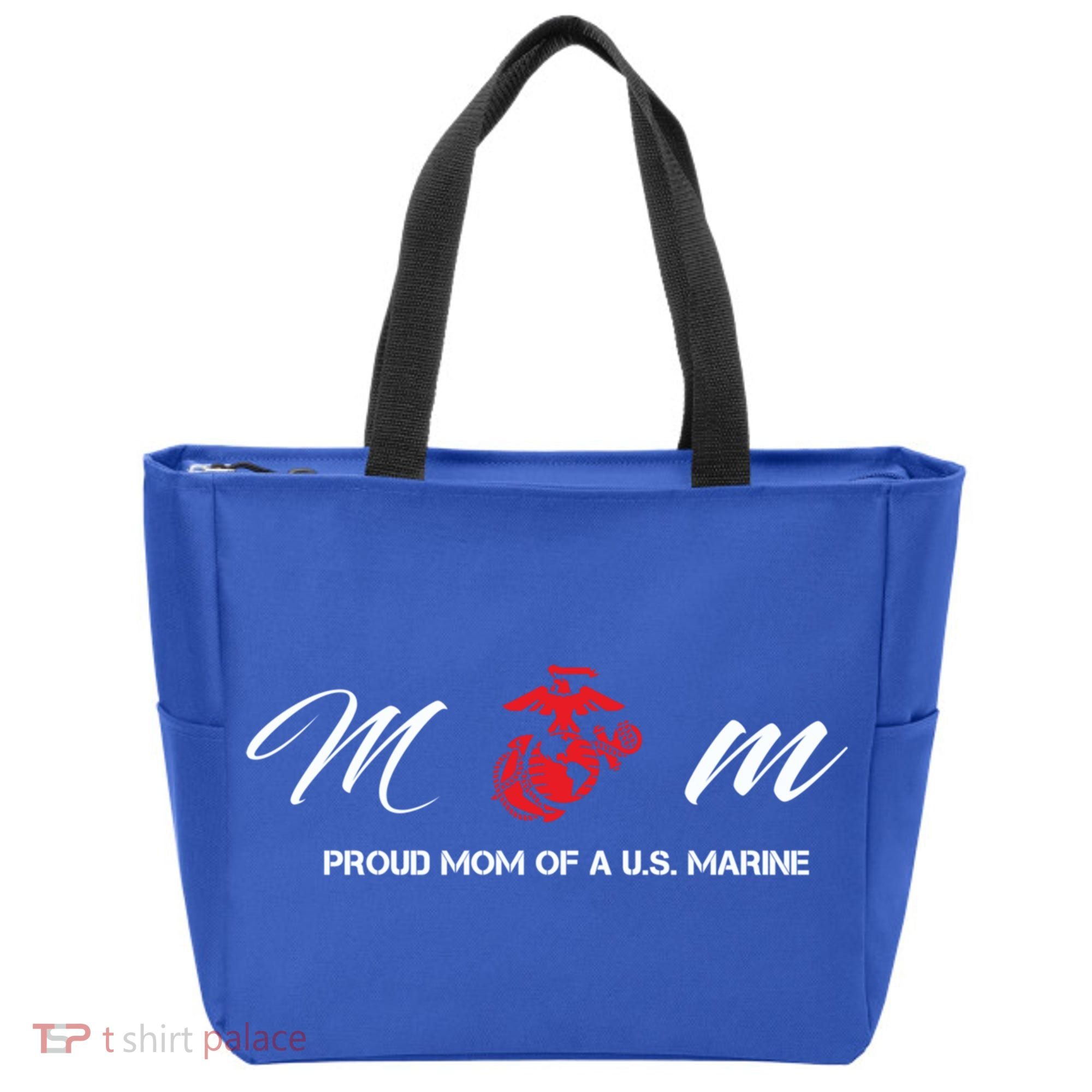 Proud Mom Of A U S Marine Gift Tote Bag