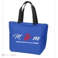Proud Mom Of A U S Marine Gift Tote Bag thumb 3