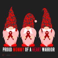 Proud Mommy Of A Heart Warrior Chd Awareness Gift Beanie thumb 2