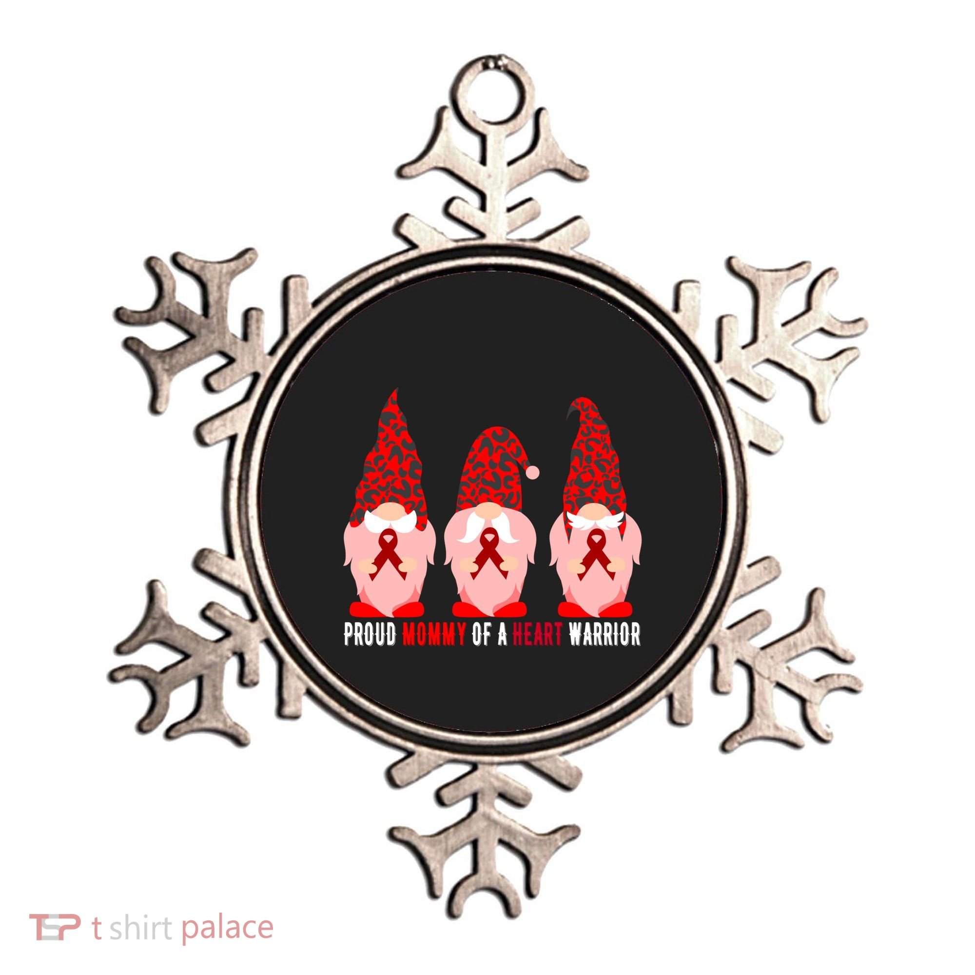 Proud Mommy Of A Heart Warrior Chd Awareness Gift Ornament