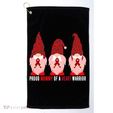 Proud Mommy Of A Heart Warrior Chd Awareness Gift Golf Towel