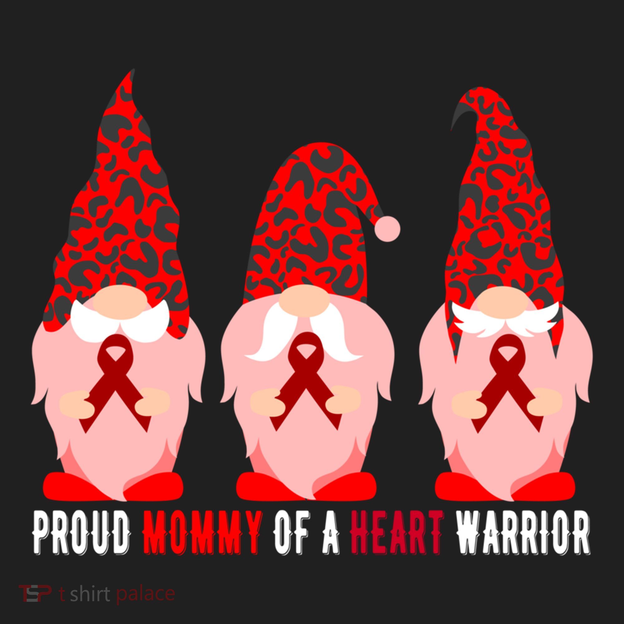 Proud Mommy Of A Heart Warrior Chd Awareness Gift Golf Towel