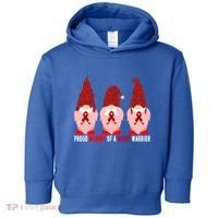 Proud Mommy Of A Heart Warrior Chd Awareness Gift Toddler Hoodie thumb 0