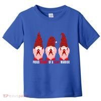 Proud Mommy Of A Heart Warrior Chd Awareness Gift Toddler T-Shirt thumb 0