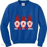 Proud Mommy Of A Heart Warrior Chd Awareness Gift Kids Sweatshirt thumb 0