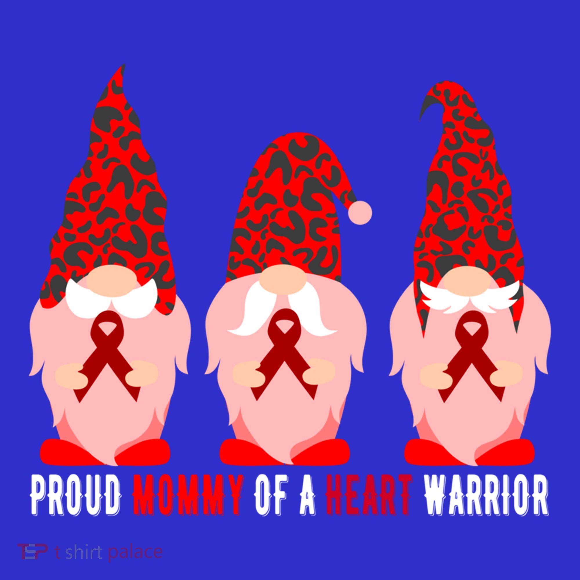 Proud Mommy Of A Heart Warrior Chd Awareness Gift Kids Sweatshirt