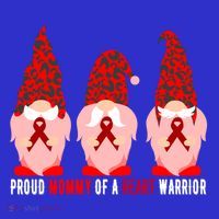 Proud Mommy Of A Heart Warrior Chd Awareness Gift Kids Long Sleeve Shirt thumb 2