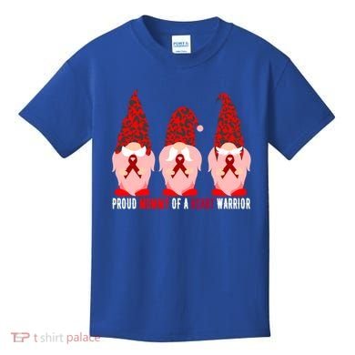 Proud Mommy Of A Heart Warrior Chd Awareness Gift Kids T-Shirt
