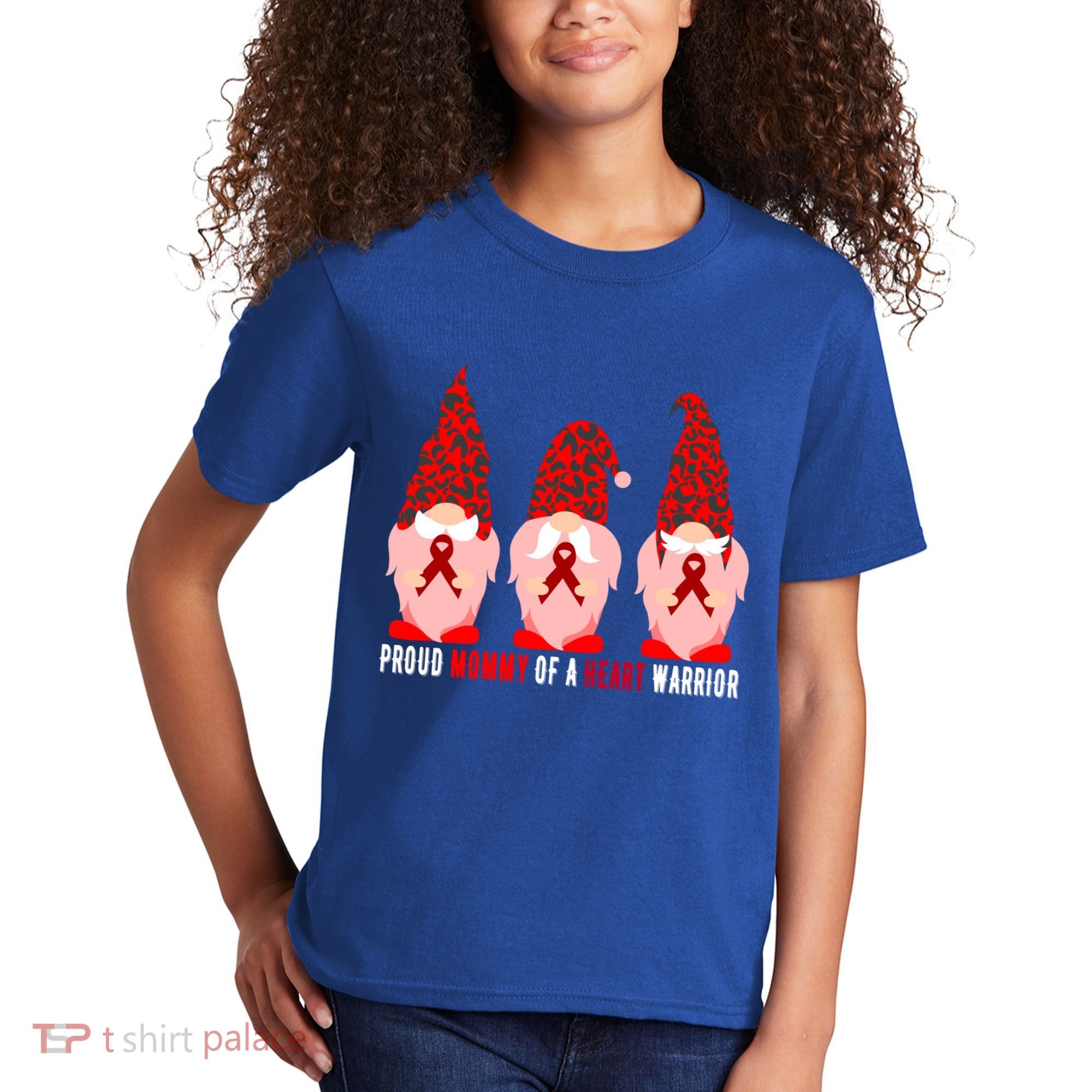 Proud Mommy Of A Heart Warrior Chd Awareness Gift Kids T-Shirt