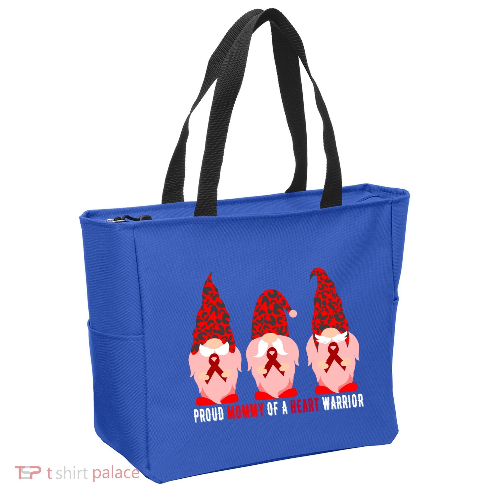 Proud Mommy Of A Heart Warrior Chd Awareness Gift Tote Bag