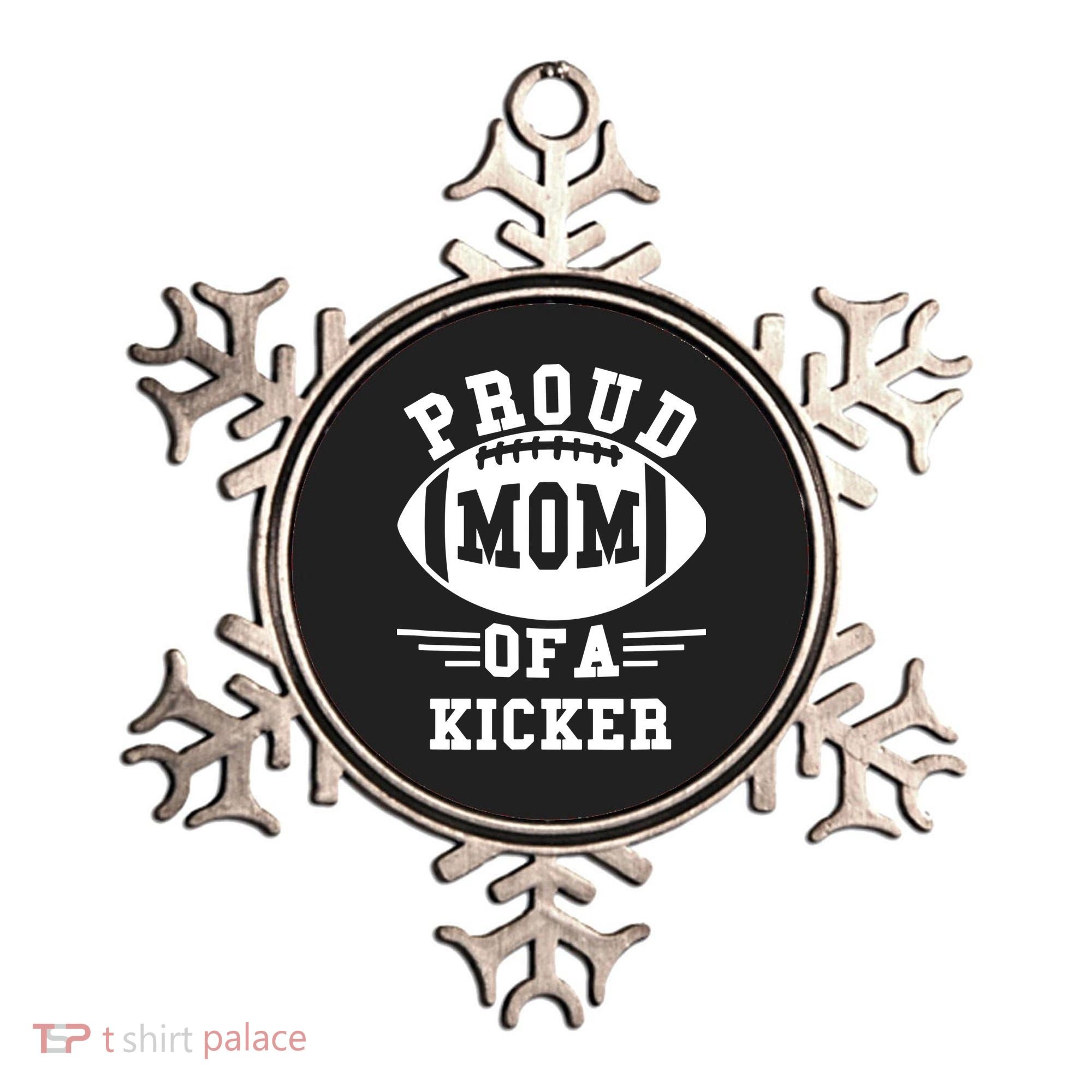 Proud Mom Of A Long Snapper Football Player Ornament