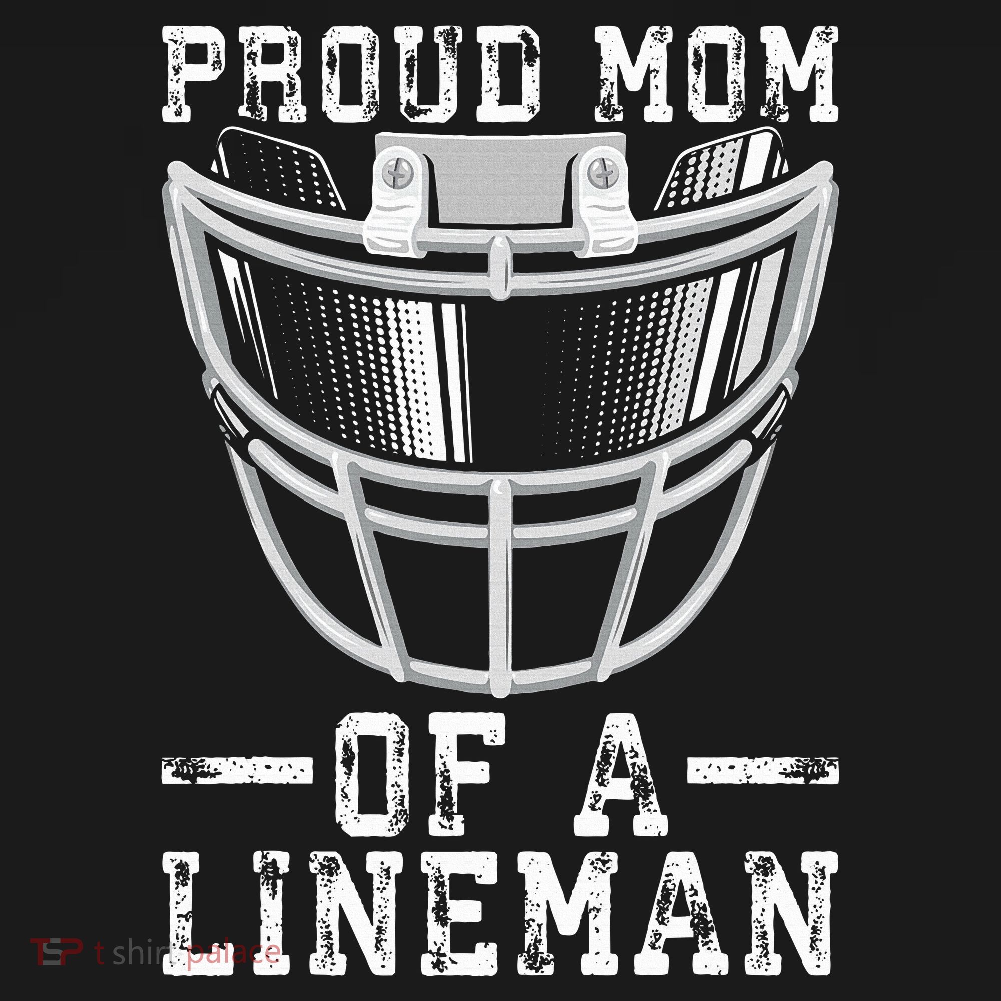 Proud Mom Of A Lineman Football Hoodie