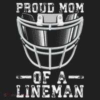 Proud Mom Of A Lineman Football Beanie thumb 2