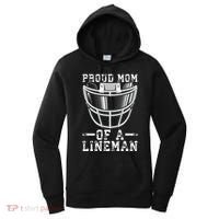 Proud Mom Of A Lineman Football Women's Hoodie thumb 0