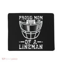 Proud Mom Of A Lineman Football Mousepad thumb 0