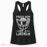 Proud Mom Of A Lineman Football Women's Tank Top thumb 0