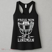 Proud Mom Of A Lineman Football Women's Tank Top thumb 3