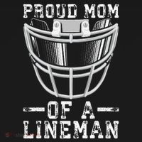 Proud Mom Of A Lineman Football Visor thumb 3