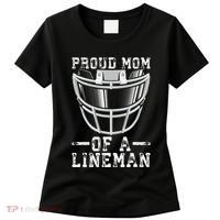 Proud Mom Of A Lineman Football Women's T-Shirt thumb 0