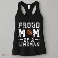 Proud Mom Of A Lineman Football Women's Tank Top thumb 3