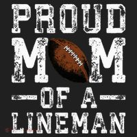Proud Mom Of A Lineman Football Hat thumb 2