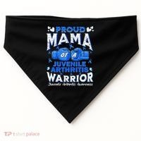 Proud Mama Of A Juvenile Arthritis Warrior USA-Made Doggie Bandana thumb 0