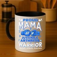 Proud Mama Of A Juvenile Arthritis Warrior Coffee Mug thumb 4